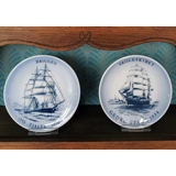 Die Brigg Tjalfe, 1853-1950, Bing & Grøndahl Miniaturplatte / Plakette