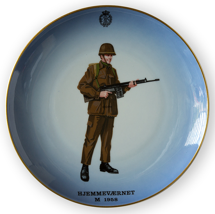 Gedenkteller, Die Heimwehruniform 1949-1954, Bing & Gröndahl