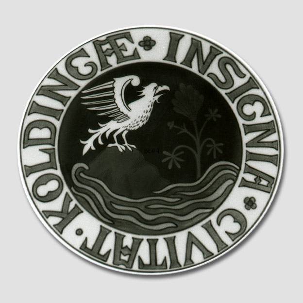 Stadtwappenteller, KOLDINGÆ INSIGNIA CIVITAT, Bing & Gröndahl