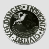 Stadtwappenteller, KOLDINGÆ INSIGNIA CIVITAT, Bing & Gröndahl