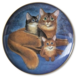 Bing & Gröndahl Teller mit Katzenportrait