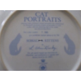 Bing & Gröndahl Teller mit Katzenportrait