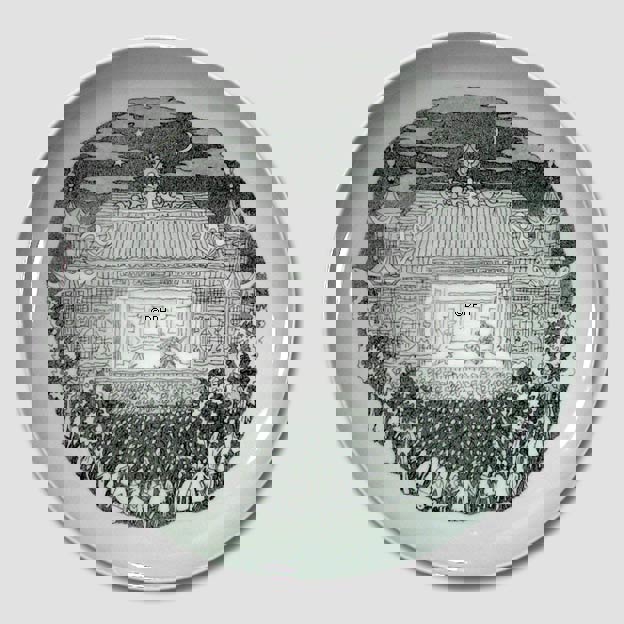 Teller "Tivoli Zeichnung"