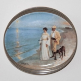 P. S. Krøyer ovaler Teller, Der Künstler und seine Frau, Bing & Gröndahl
