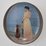 P. S. Krøyer ovaler Teller, Sommerabend auf Skagen, Bing & Gröndahl