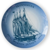Schiffsteller, Der Schoner Morten Jensen 1980, Bing & Gröndahl