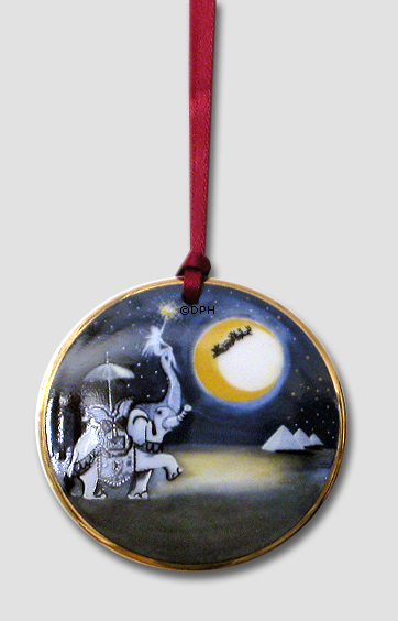 1996 Bing & Gröndahl Weihnachtsmann rund um die Welt Ornament