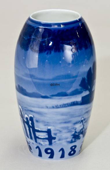 Weihnachtsvase 1918, Bing & Gröndahl