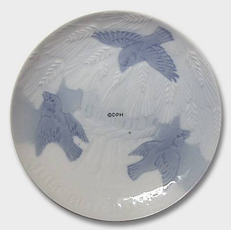 Weihnachtsessen der Sperlinge 1897, Der Bing & Gröndahl Weihnachtsteller