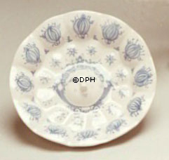 Wiinblad Maskenteller, handbemalt, blau / weiß oder mehrfarbig