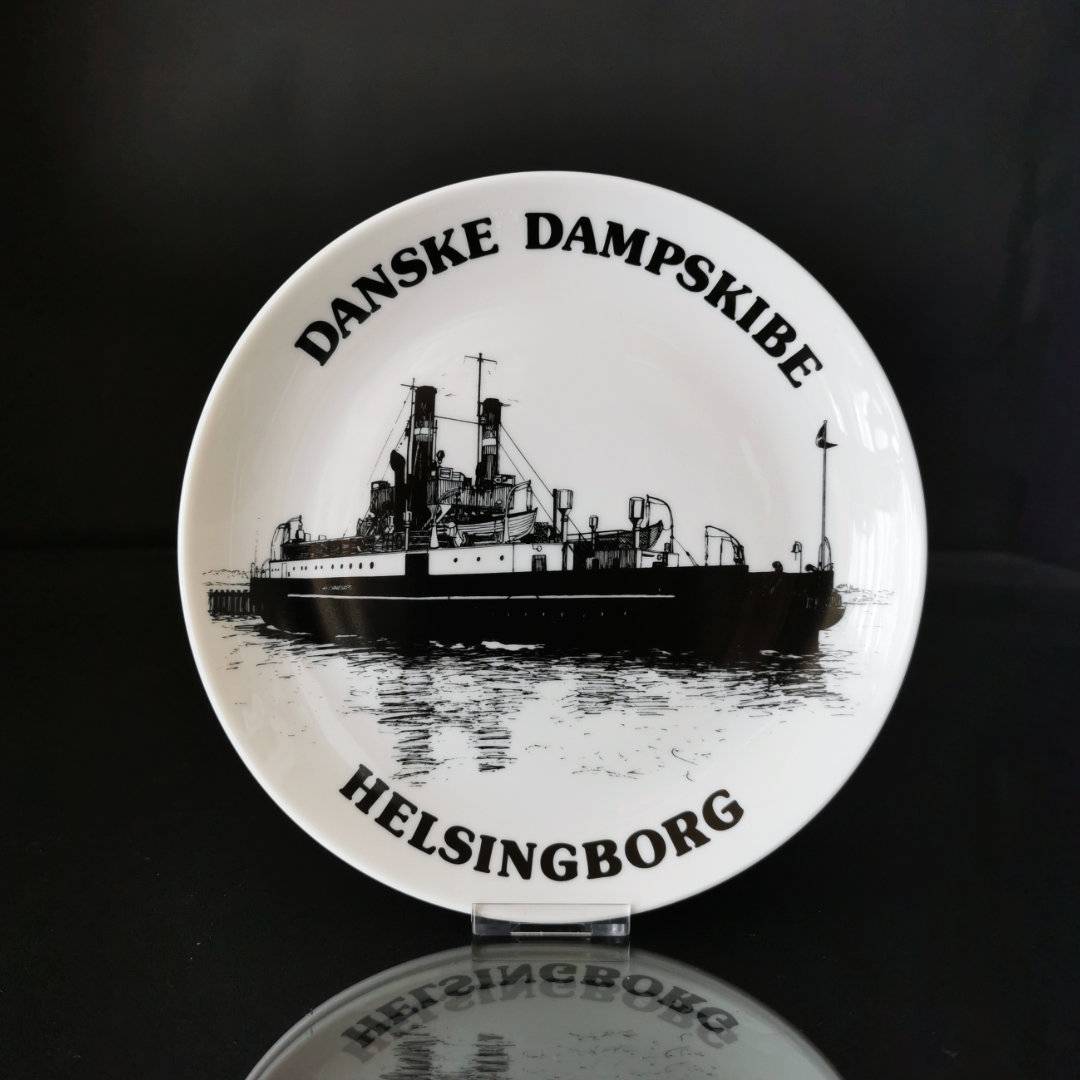 Helsingborg, Dänische Dampfschiffe Teller no. 4