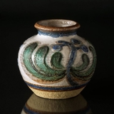 Blaue Søholm Steinzeugvase, 16cm