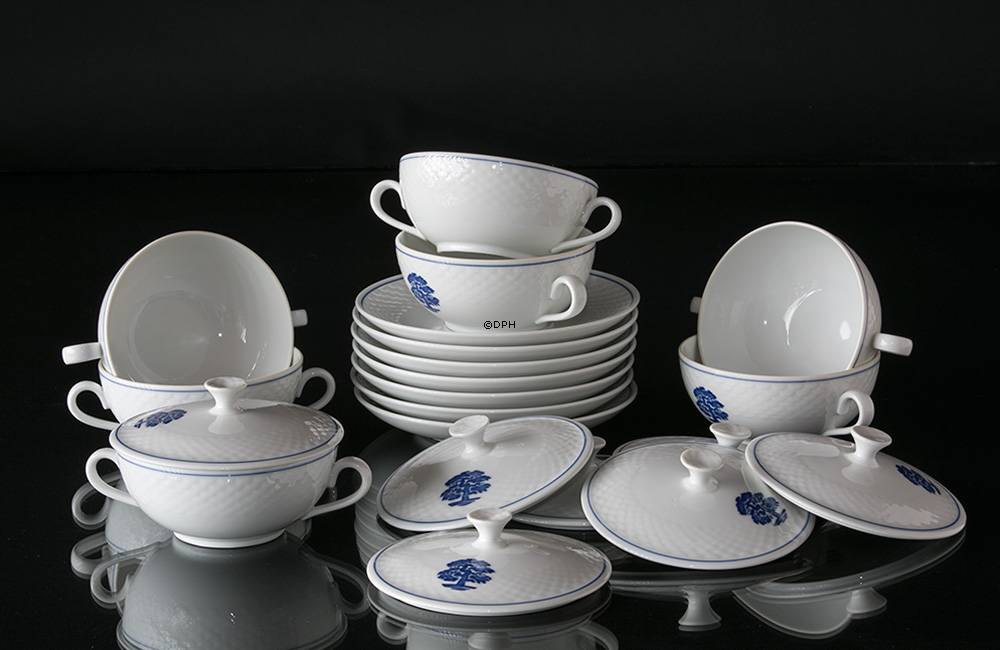 Set mit 7 Suppentasse von Bing & Gröndahl