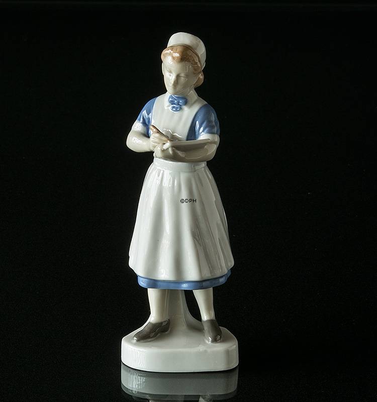 Krankenschwester Figur, Höhe 20 cm