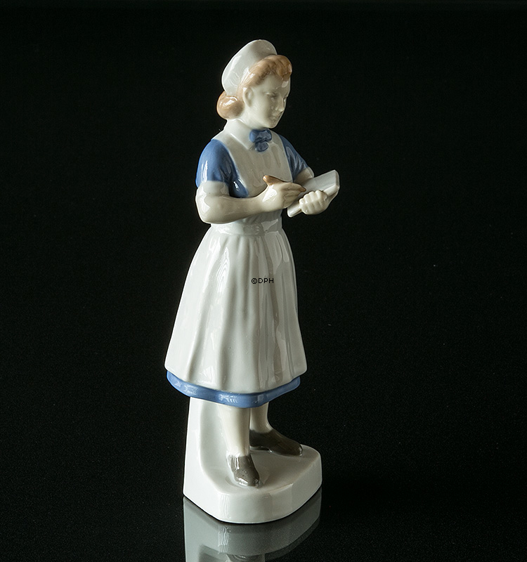 Krankenschwester Figur, Höhe 20 cm
