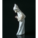 Lladro Figur Mädchen mit Hahn, 20 cm