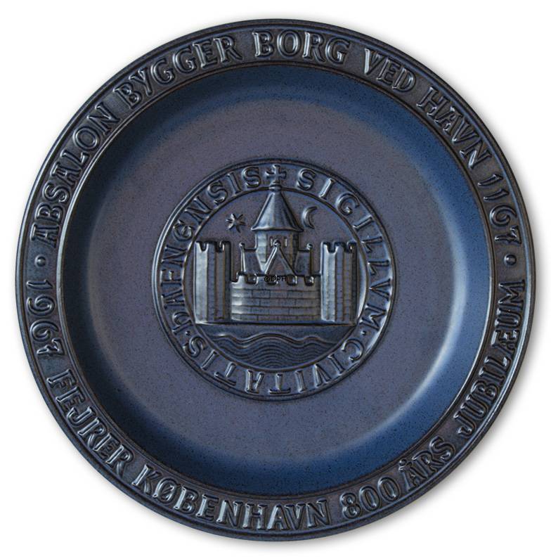 Gedenkteller Kopenhagen 800 Jahre