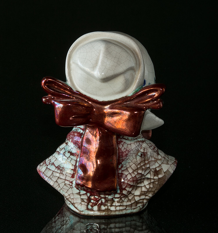 Buste von Fischers Frau, Keramik, Michael Andersen & Sohn