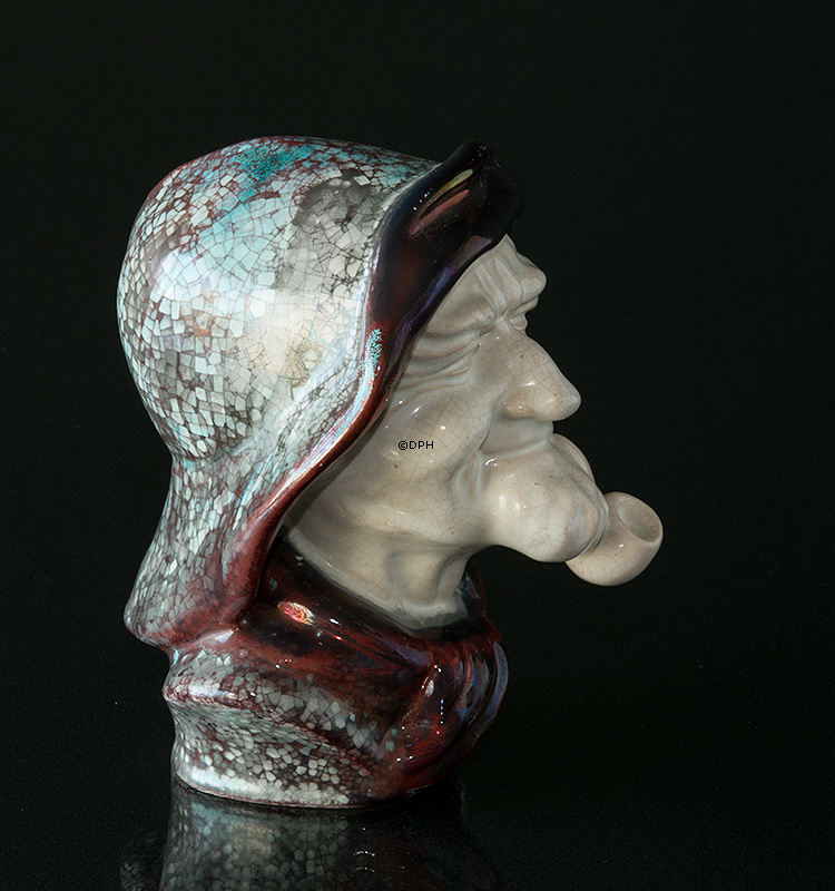 Büste von Fischer, KLEIN, Keramik, Michael Andersen & Sohn nr.3934-1