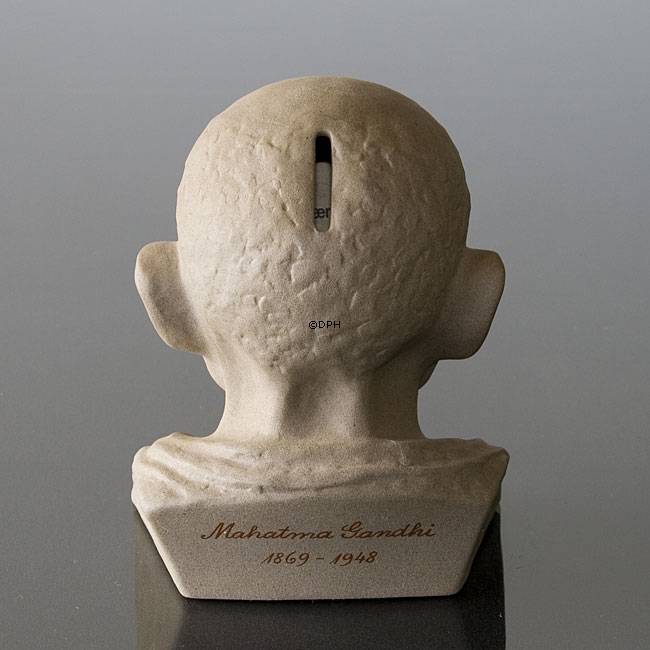 Große Statsmänner Mahatma Gandhi Sparschwein Nr. 6, 1984