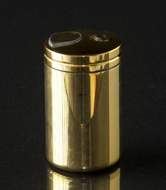 Asmussen Feuerzeug mit 24 Karat Gold