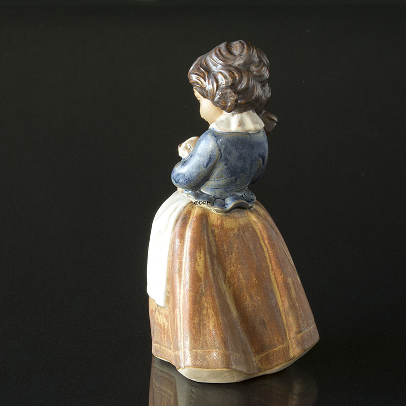 Lladro Figur Mädchen mit Kaninchen, 20 cm