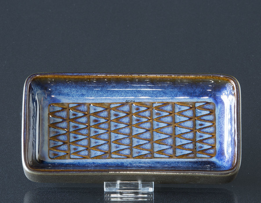 Blaue Søholm Schale Nr. 3338, 9x18cm