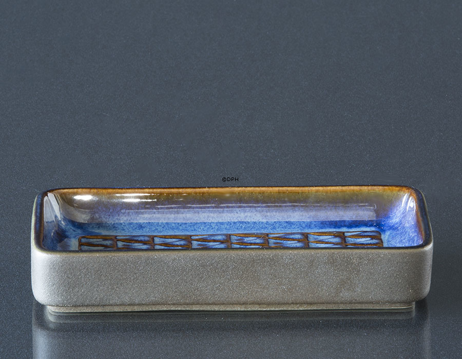 Blaue Søholm Schale Nr. 3338, 9x18cm