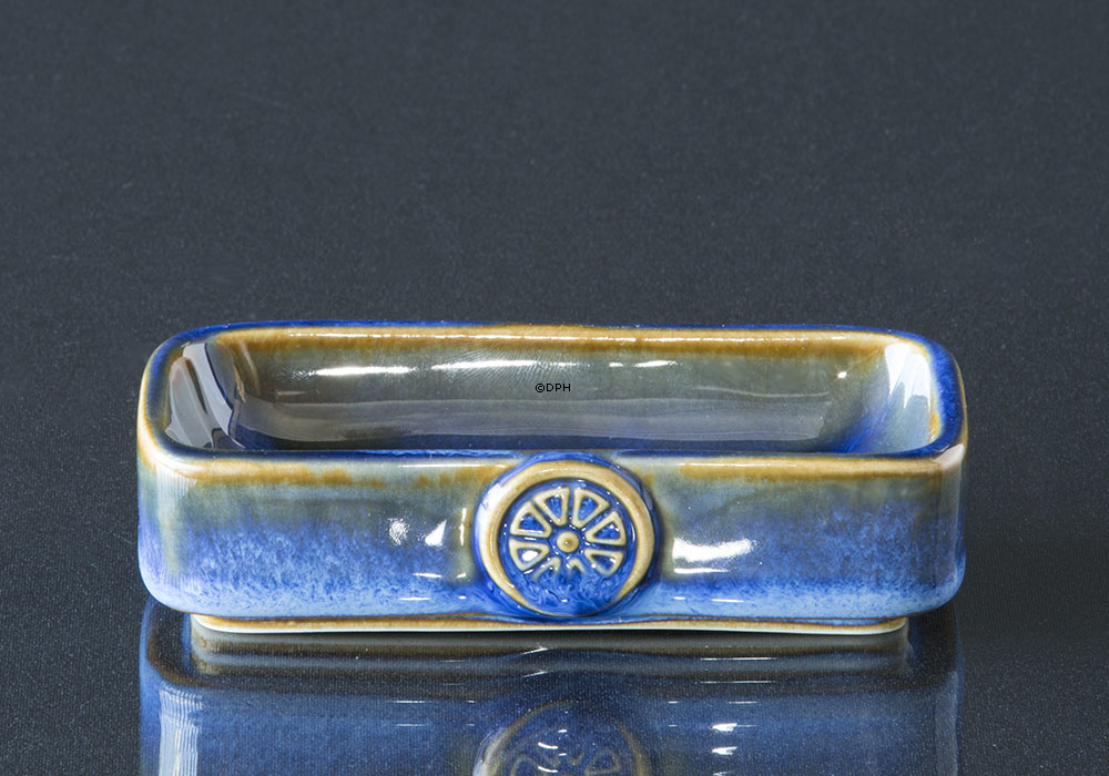 Blaue Søholm Nordlys kleine Schale Nr. 3318 12cm