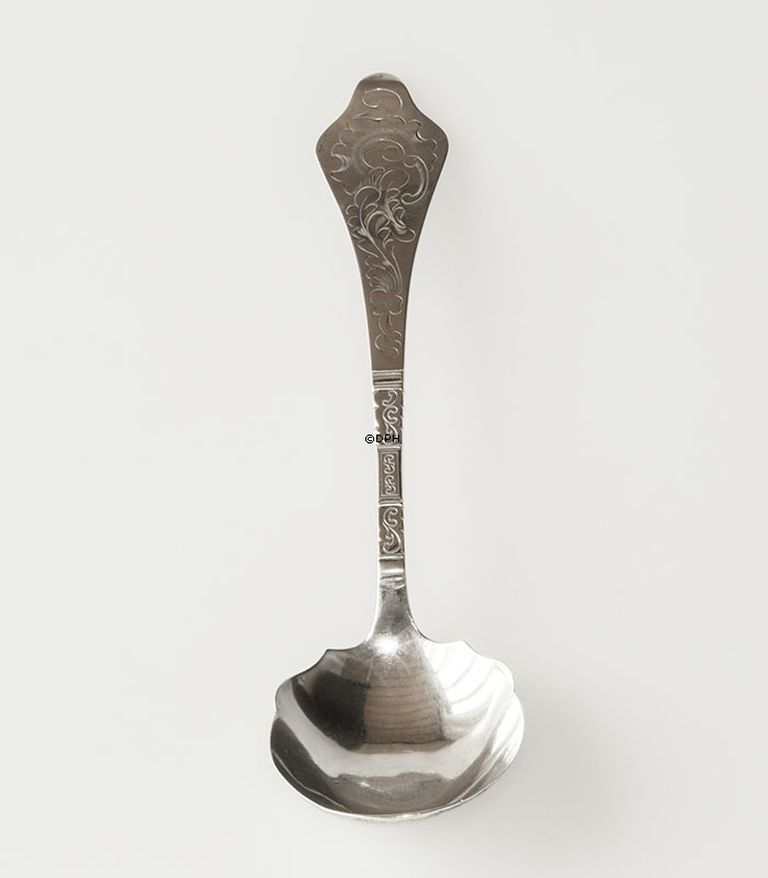 Siber Servierlöffel signiert CHR.V.H