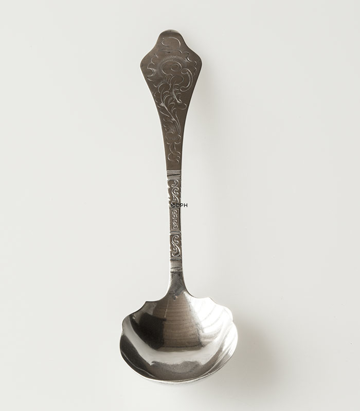 Siber Servierlöffel signiert CHR.V.H