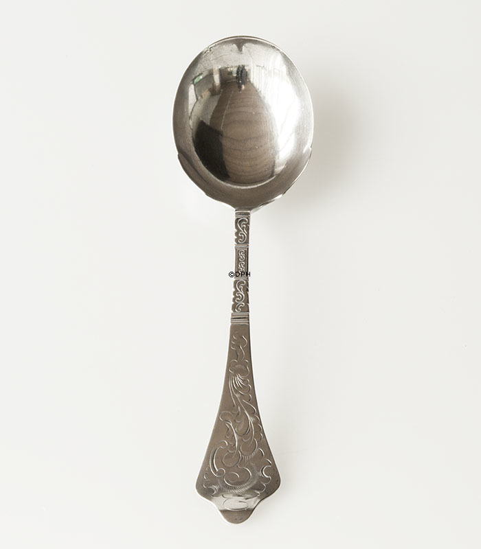 Siber Servierlöffel signiert CHR.V.H