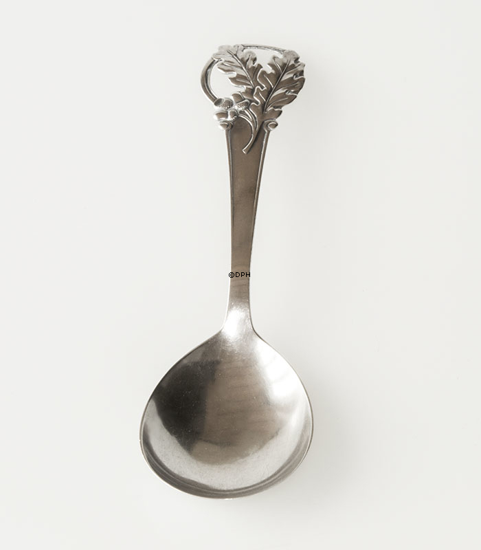 Siber Servierlöffel COHR signiert JS - Johannes Siggaard
