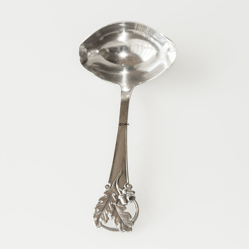 Siber Saucenlöffel COHR signiert JS - Johannes Siggaard