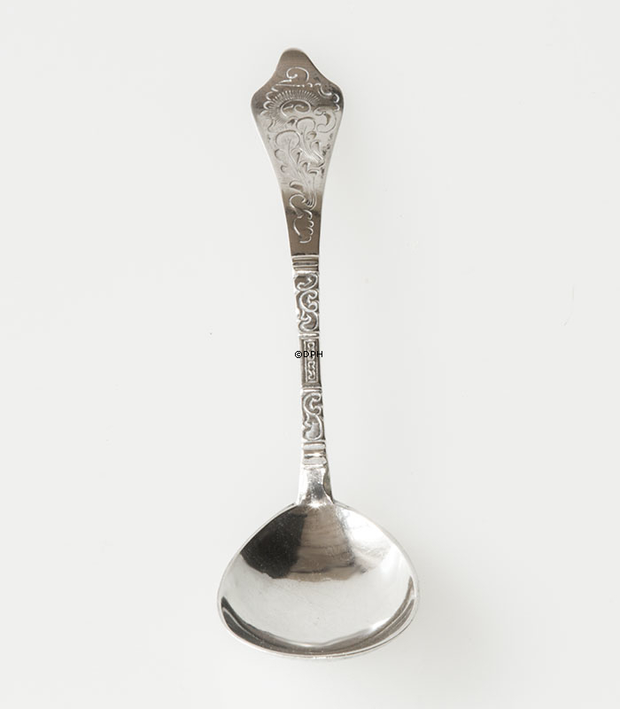 Siber Dessertlöffel signiert CHF - Christian. Fr. Heise