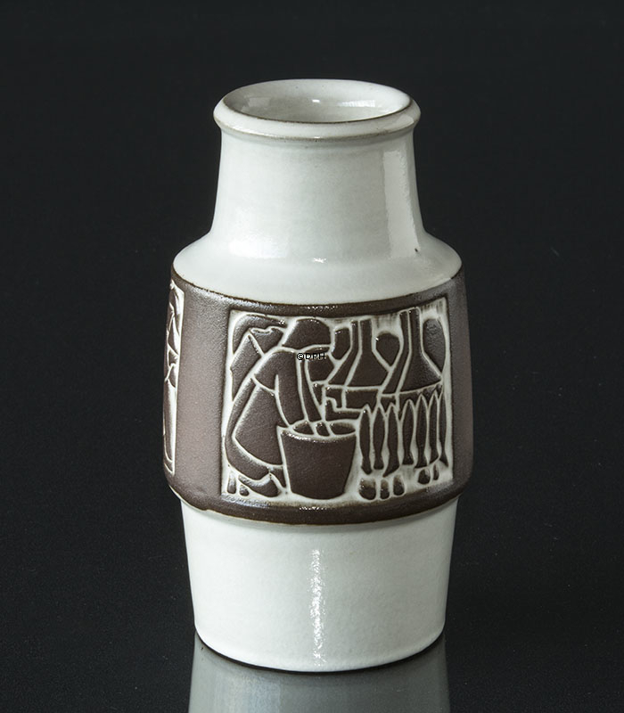 Michael Andersen Vase mit Menschen no. 6134