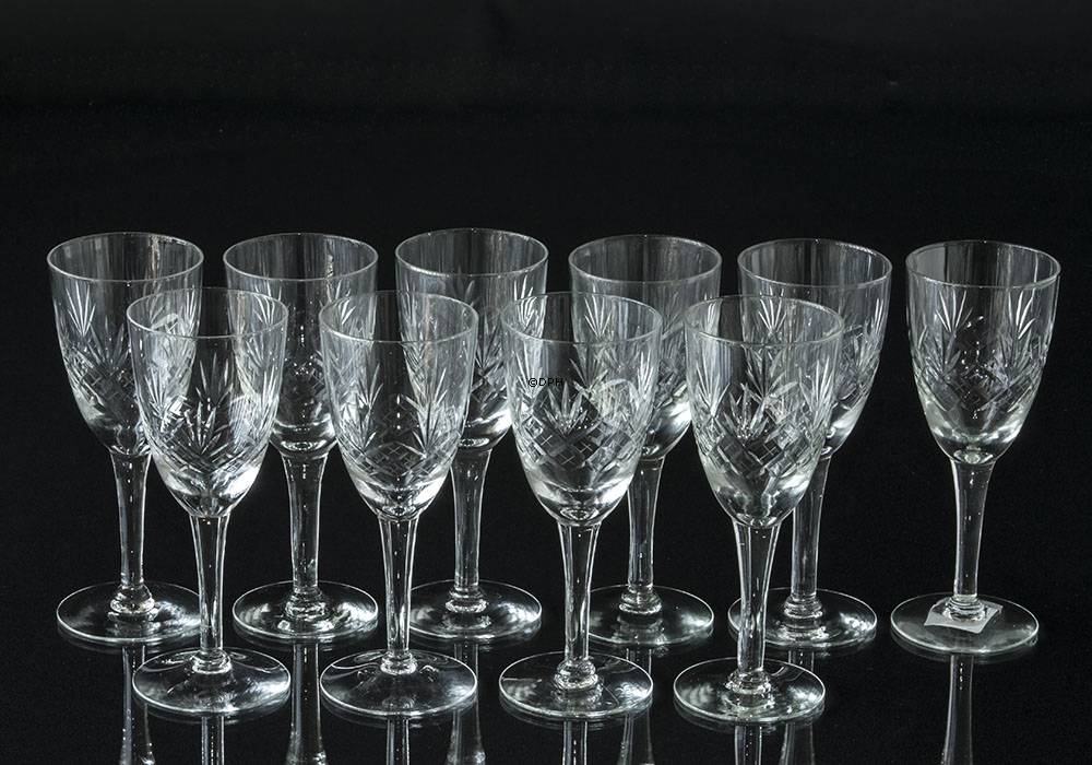 Holmegaard Helga Weißweinglas, 10 Stück