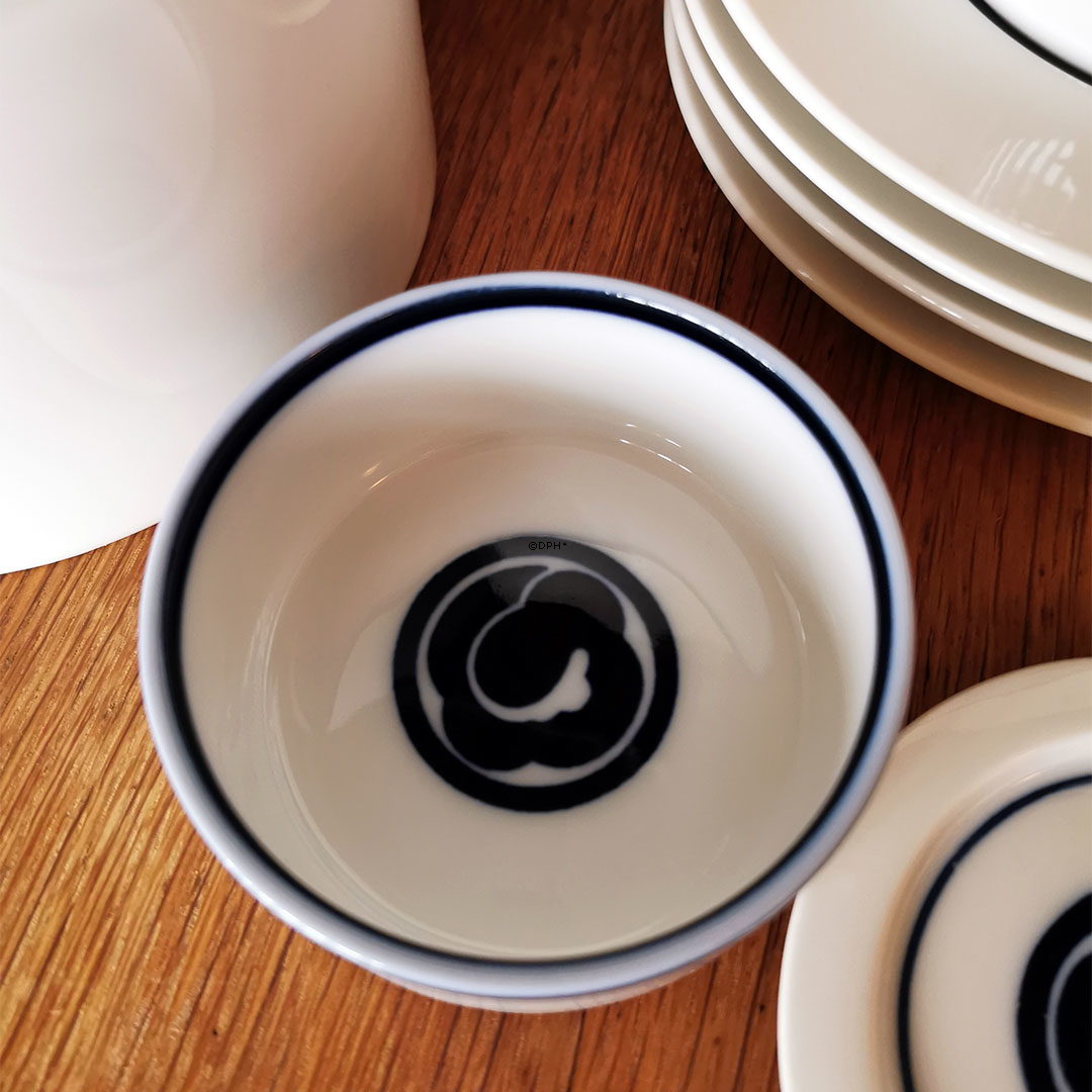 Royal Copenhagen Indigo Teeservice, Teekanne und 4 Teetassen