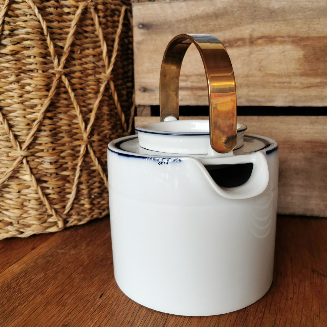 Royal Copenhagen Indigo Teeservice, Teekanne und 4 Teetassen