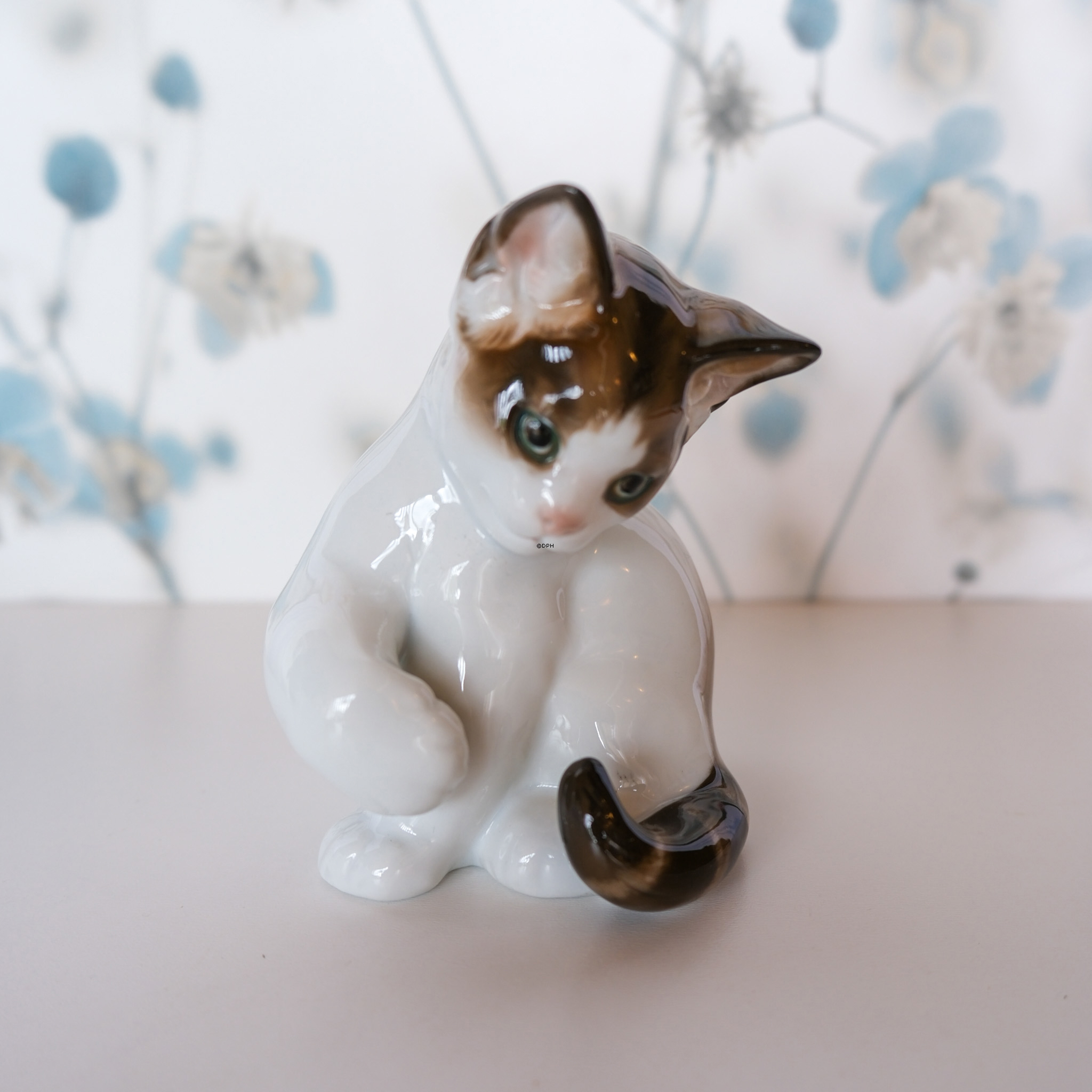 Rosenthal Figur einer sitzenden Katze