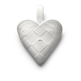 Weihnachtsherz, weiß