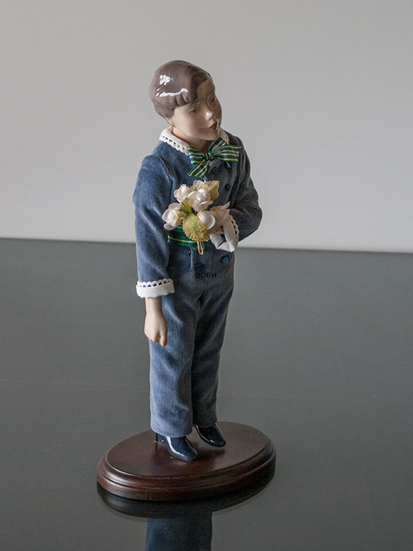 B & G jährliche Puppe mit Kleidung, Hans 1986, Bing & Gröndahl