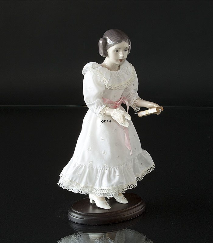 B & G Jahrespuppe mit Kleidung, Josephine 1989, Bing & Gröndahl