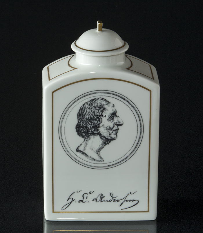 Hans Christian Andersen Jubiläumsteedose 1805-1875, Bing & Gröndahl