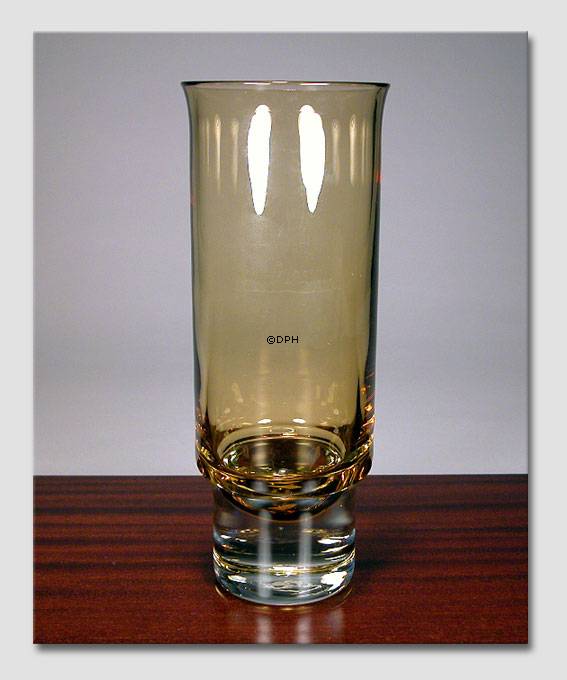 Vase, Rauchfarbenes Glas, Per Lütken