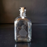 Glasflasche mit Hans Christian Andersen