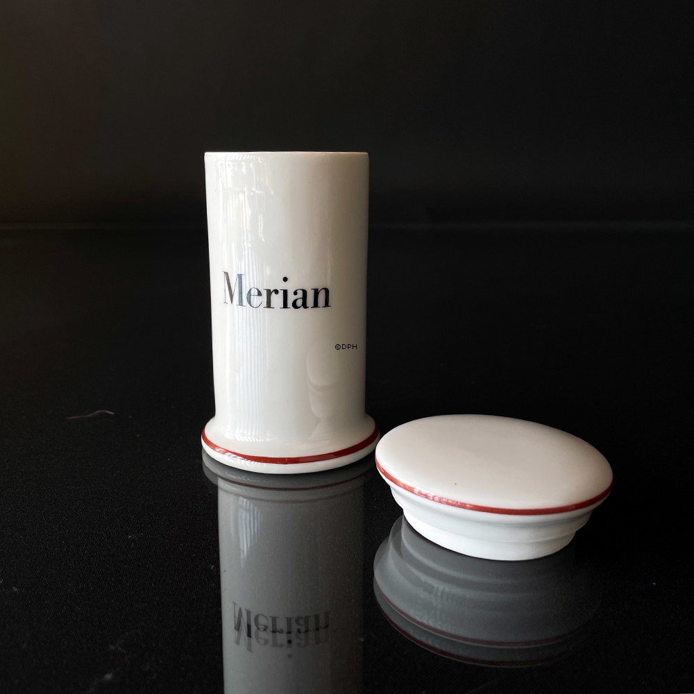 Bing & Gröndahl Gewürzglas, "Merian", (Majoran), Nr. 497