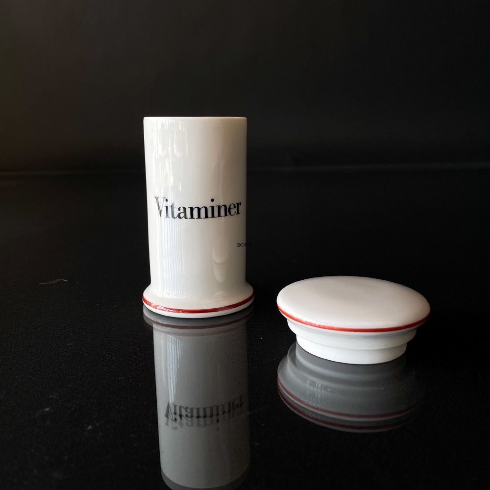 Bing & Gröndahl Gewürzglas, "Vitaminer" (Vitamine), Nr. 497