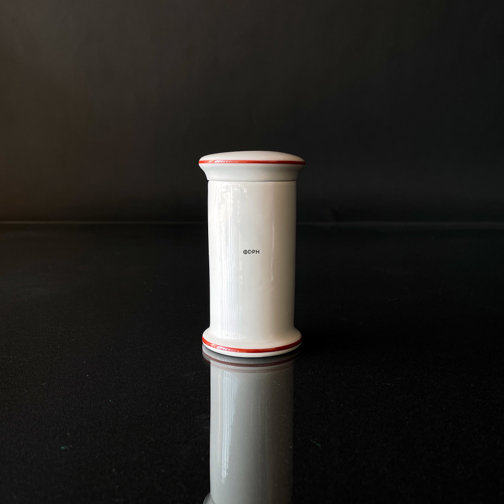 Bing & Gröndahl Gewürzglas, mit Foto auf Zigarette, Nr. 497