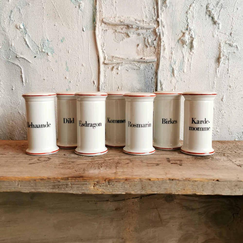 Bing & Gröndahl Gewürzglas, "Kardamomme" (Kardamom), Nr. 497